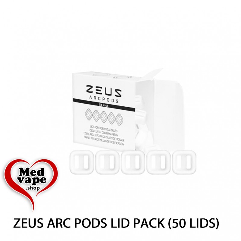 ZEUS ARC PODS LID PACK (50 LIDS) MEDVAPE